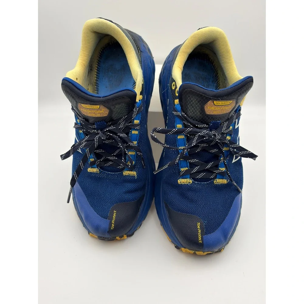 New Balance Fresh Foam More Trail v2 Blue Yellow Mens 11 MTMORV2 Running Shoes